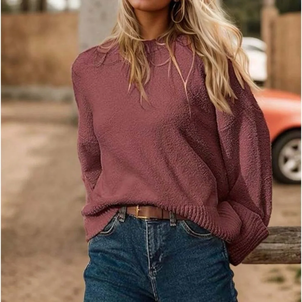 Pull over sweater trendy fall 2024 all size available